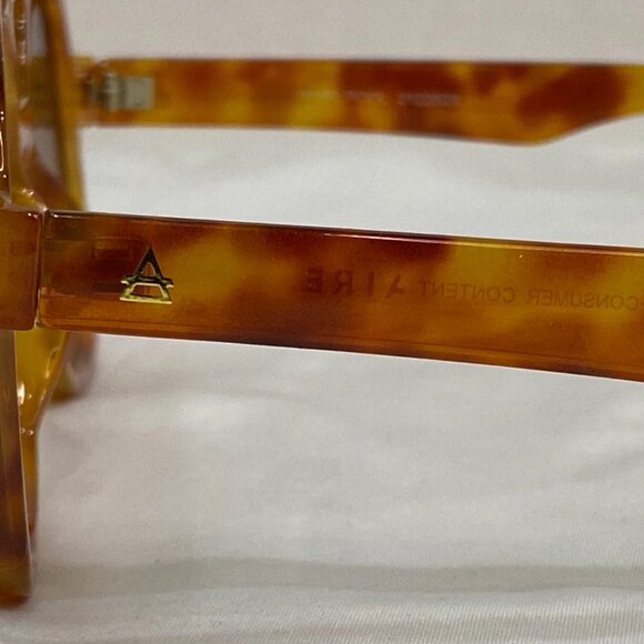 AIRE Whirlpool Vintage Tort Brown Gradient Lens Sunglasses One Size - Picture 7 of 13